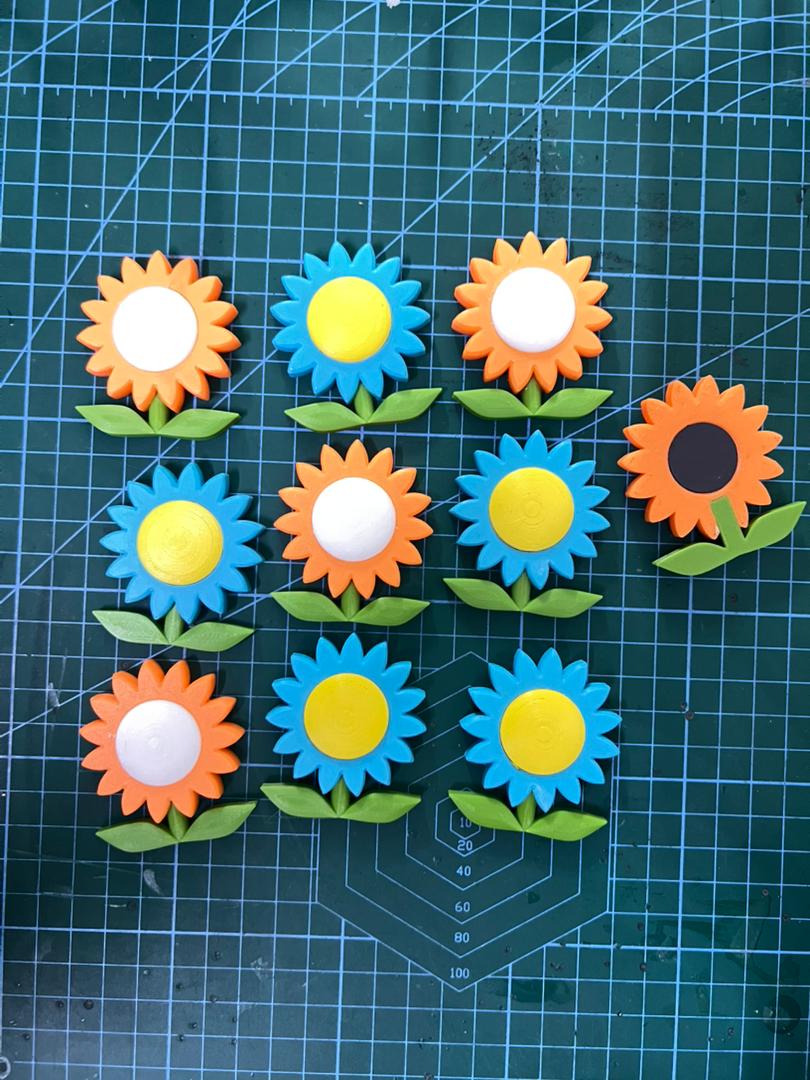 Sunflower Magnets